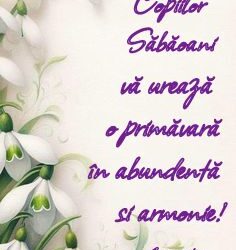O primăvară frumoasă!